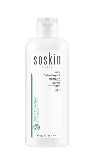 Xhel pastrues për fytyrë Soskin Paris Foaming Cleansing Gel, 250 ml