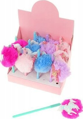 Stilolaps ADAR Unicorn Plush Pendant 559936, me varëse pelushi, shumëngjyrësh