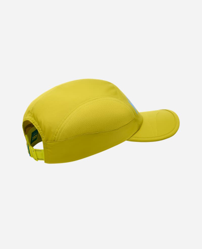 Kapelë vrapimi Hoka Run Hat, rrjetë ajrosëse, e gjelbër Pea Green