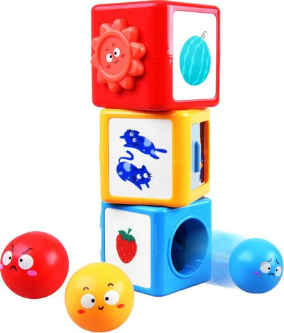 Lojë edukative Store And Sort Game, renditje forma dhe ngjyra, për kalamaj, shumëngjyrëshe