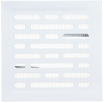 Grilë ajrimi Awenta MN01B, metal 100x140 mm, e bardhë
