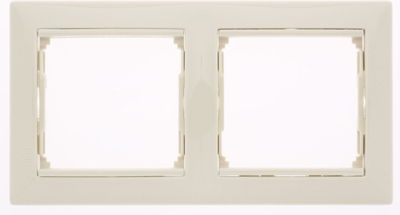 Kornizë dyshe Legrand Valena 774352, 153x82mm, ngjyrë krem
