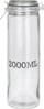 Kavanoz qelqi Clip Top, 2000ml, kapak metalik, i tejdukshëm