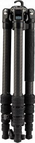 Tripod karboni FotoPro Sherpa Max, 4 seksione, me kokë sferike FPH-62QS, i zi