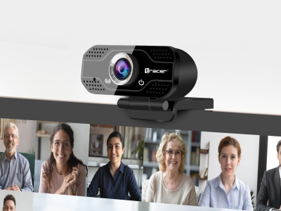 Kamera web Tracer WEB007, Full HD 1080p, 2MP, e zezë