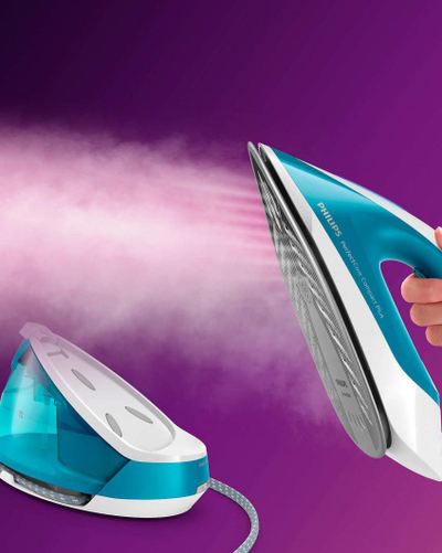 Hekur me avull Philips PerfectCare Compact Plus, i kaltër