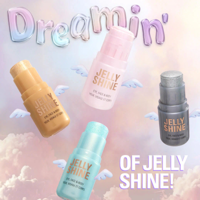Revolution Jelly Shine Eye, Face &amp; Body Highlight Stick Ethereal Pink
