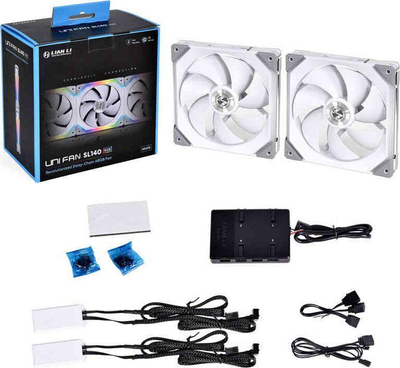 Ventilator i kompjuterit Lian-Li ST120, LED, ARGB, 120 mm, i bardhë