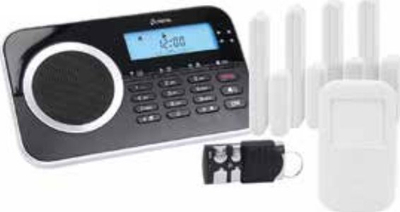 Sistem alarmi sigurie Olympia Protect 9761, me sensor për derë e dritare, me sensor lëvizjeje PIR, i bardhë