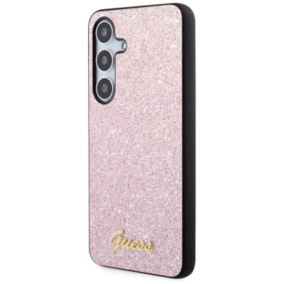 Maskë telefoni Guess Hardcase GUHCS24SHGGSHP, për Samsung S24, me shkëlqim, rozë
