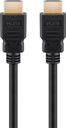 Kabllo HDMI Wentronic Goobay 41084, High Speed me Ethernet, 2 m, 8K, e zezë