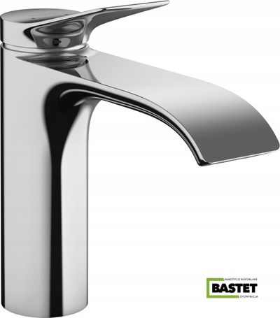 Rubinet lavamani Hansgrohe Vivenis 110, ComfortZone, me shufër mbyllëse, krom