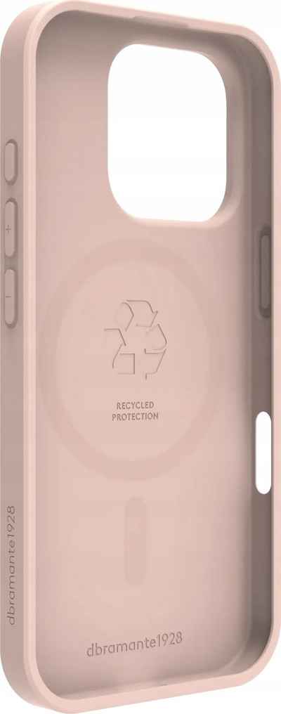 Mbulesë telefoni Dbramante1928 Greenland Pro për iPhone 16 Pro, e përshtatshme për MagSafe, pink sand