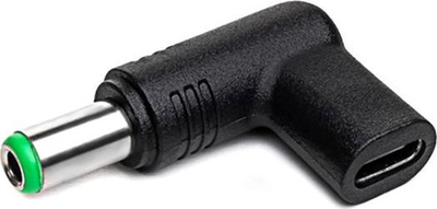 Adapter USB C LTC LXG375 për laptop Toshiba, me portë 6.3x3.0 mm, ngjyrë e zezë