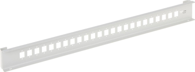 Patch panel STALFLEX 19" 1U, 24xSC, montim i lehtë, ngjyrë e zezë
