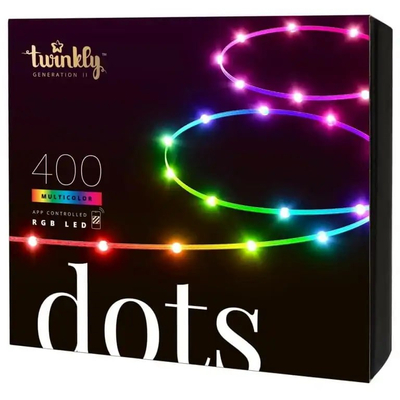 Varg dritash LED Twinkly TWD400STP, 400 llamba RGB, 20m, për brendësi dhe jashtë
