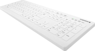 Tastierë mjekësore Cherry Active Key QuickClean, wireless, bllok numerik, e bardhë