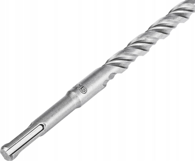 Spiral betoni GRAPHITE SDS Plus 16x400mm, karbid QUATRO, gri