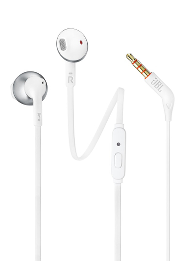 Kufje JBL Tune 205 me tela, të bardha