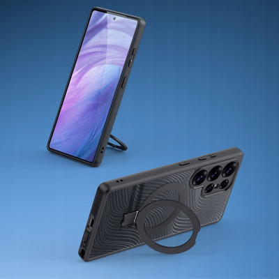 Футрола за телефон Dux Ducis Aimo Mag за Samsung S25 Ultra, MagSafe, црна