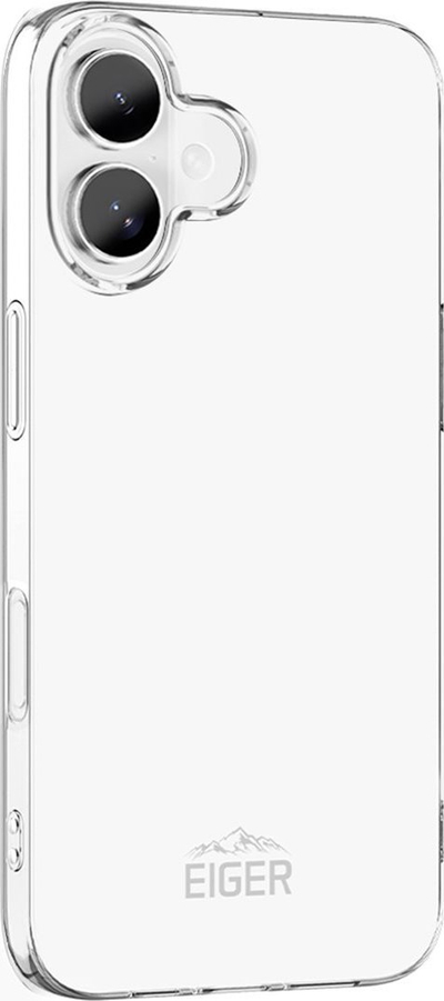 Kapak telefoni Eiger Grip për iPhone 16 Plus, TPU, transparent