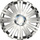 Kapakë rrote Versaco 11532, 14", argjendtë