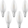 Llambë LED Osram Classic B, 4.2W, E14, xham mat