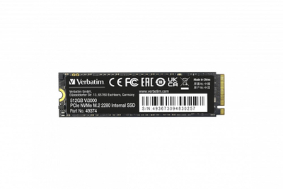 SSD i brendshëm Verbatim Vi3000, M.2 PCIe NVMe, 512GB