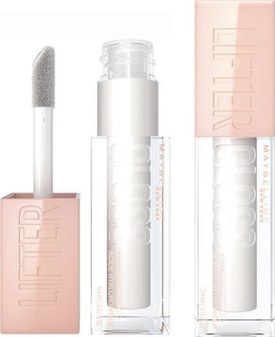 Lip gloss Maybelline Lifter Gloss 001 Pearl, shkëlqim i fortë, vegane