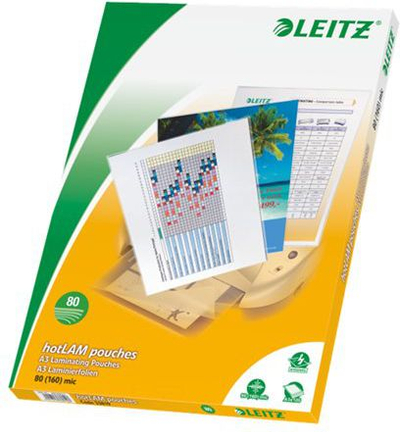 Fletë laminimi Esselte Leitz 33819, A3 297 x 420 mm, 100 copë, me shkëlqim
