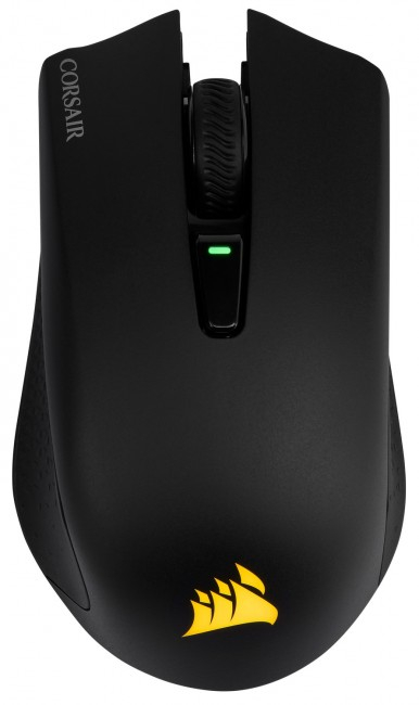 Mouse gaming Corsair HARPOON RGB Wireless, 10000 DPI, pa kabllo, i zi