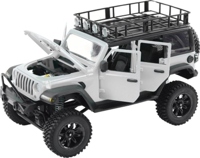 Makina lodër me telekomandë RC Off-Road 4x4, 2.4G, bateri rimbushme, gri