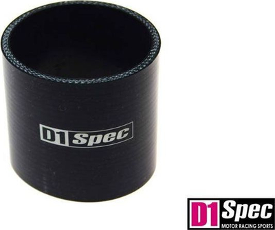 Lidhës silikoni D1Spec, diametër 84mm, gjatësi 8cm, i zi