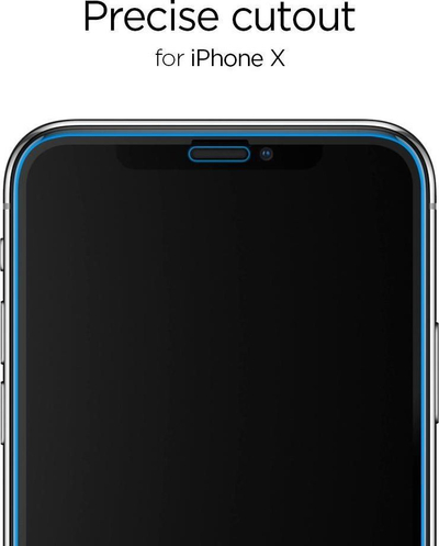 Xham mbrojtës Spigen Glass FC, për iPhone 11 Pro, 2 copë, i zi