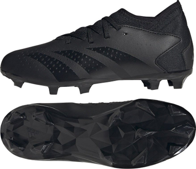 Këpuca futbolli adidas Predator Accuracy.3 FG Jr GW4610, për kalamaj, për bar natyral, e zezë