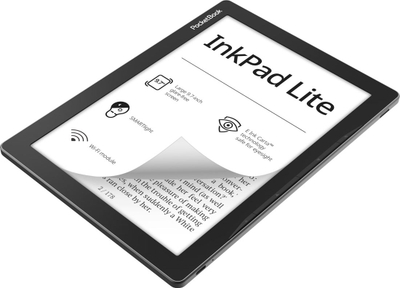 Lexues elektronik PocketBook InkPad Lite, ekran i madh 9.7", 8GB, gri