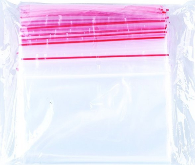 Qese plastike me zip LDPE, 12x18cm, 100 copë, transparente