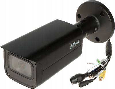 Kamerë IP Dahua IPC-HFW5541T-ASE-0280B-S3 WizMind S, 5 Mpx, lente 2.8 mm, e zezë
