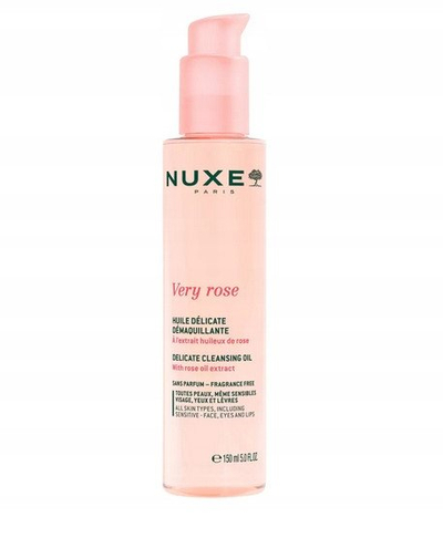 Vaj pastrues fytyre Nuxe Very Rose, delikat, 150ml