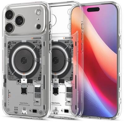 Mbulesë telefoni Spigen Ultra Hybrid MagSafe Neo One, për iPhone 17 Pro Max, transparente