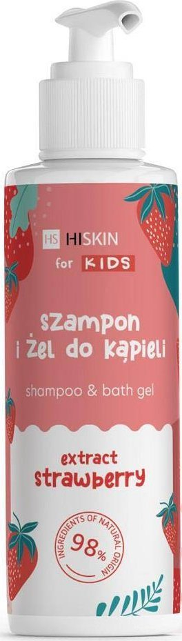 Шампон и гел за туширање ХИСКИН, мирис на јагода, 280ml