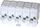 Bllok shpërndarës Simet SCB 25-5X, përçues Al Cu, SIMBLOCK, gri