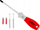 Set kaçavidë për dyle muri Wiha Dowel Racket, me dyle 30 mm, me dyle 40 mm