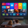 Projektor i vogël DLP portativ, Full HD 4K, WiFi me Android, me bateri
