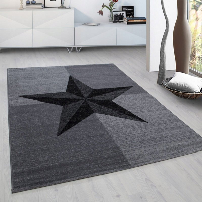 Tapet Hipora Star Design, 200x290 cm, polipropilen, gri