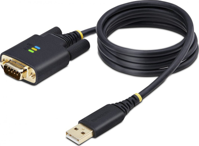 Kabllo USB në Serial StarTech 3ft 1m, USB A në DB9 RS232, me FTDI, e zezë