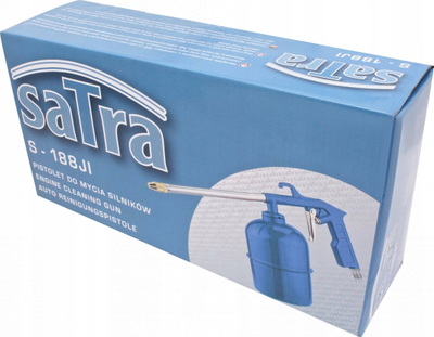 Pistoletë pneumatike për kompresor ajri, 3–5 bar, 113 l/min, gri metalike