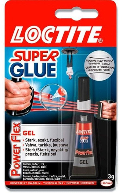 Super ngjitës xhel LOCTITE Super Power Flex, 3g, transparent