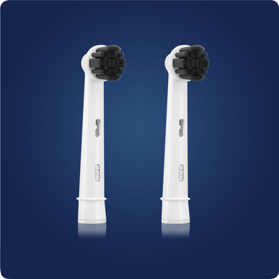 Koka rezervë për furçën elektrike të dhëmbëve Braun Oral B Pure Clean, 2 copa, qime me karbon aktiv