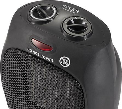 Ngrohës me ventilator Adler AD 7702, i zi